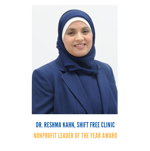 Nonprofit Leader of the Year Award Dr. Reshma Kahn