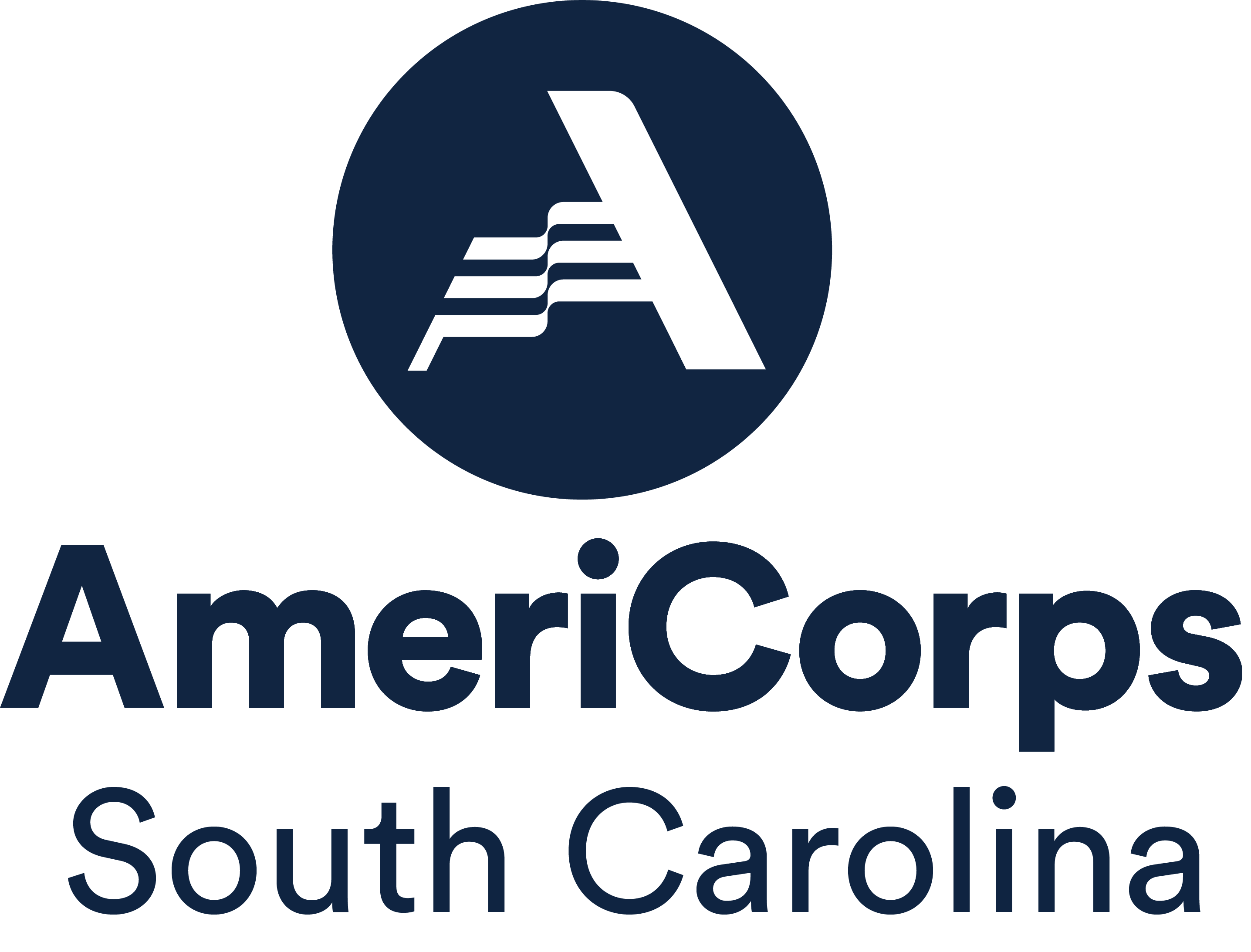 AmericCorps South Carolina Logo in Navy