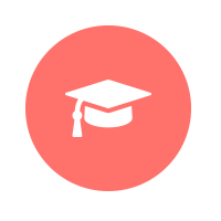 outline of graduation cap