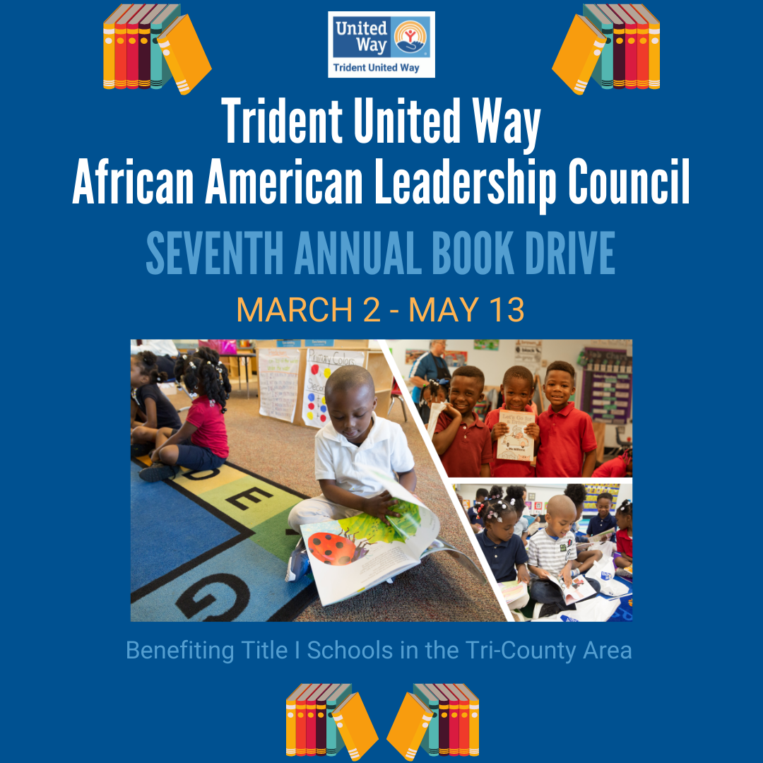 Flyer for the AALC 7th Annual Book Drive