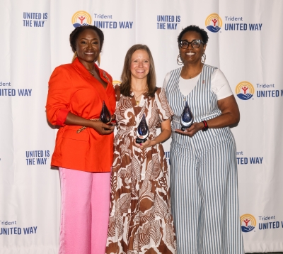 Photo of 2025 aware recipients Kenya Dunn, Kathleen Stevens and Aretha Polite-Powers