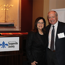 Tocqueville Society chairs Anita Zucker and Bill Finn