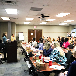 Women United members at the annual lunch and learn