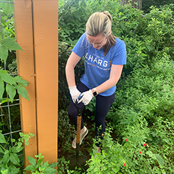 Young Leaders United volunteer at Keep North Charleston Beautiful