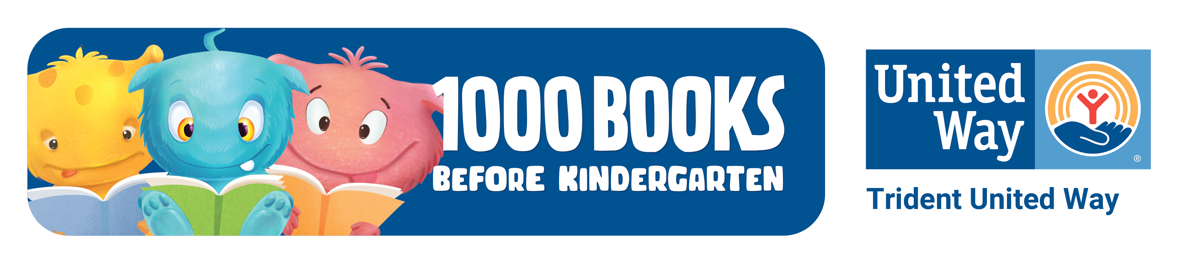 1,000 books before kindergarten tuw logo