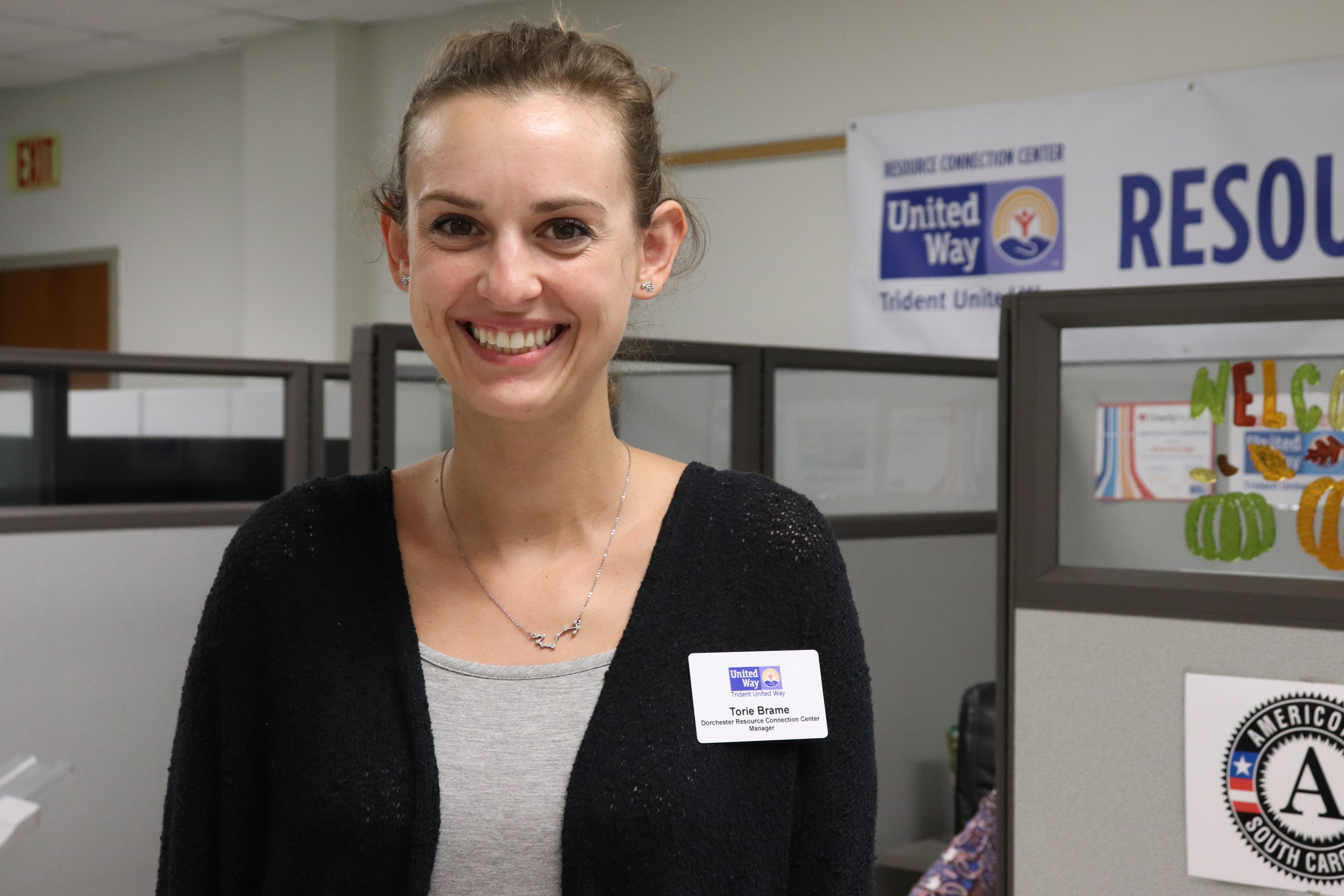 Photo of Torie Brame at the Dorchester Resource Connection Center