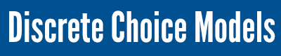 discrete choice models