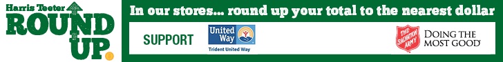 Harris Teeter, Salvation Army & Trident United Way logos