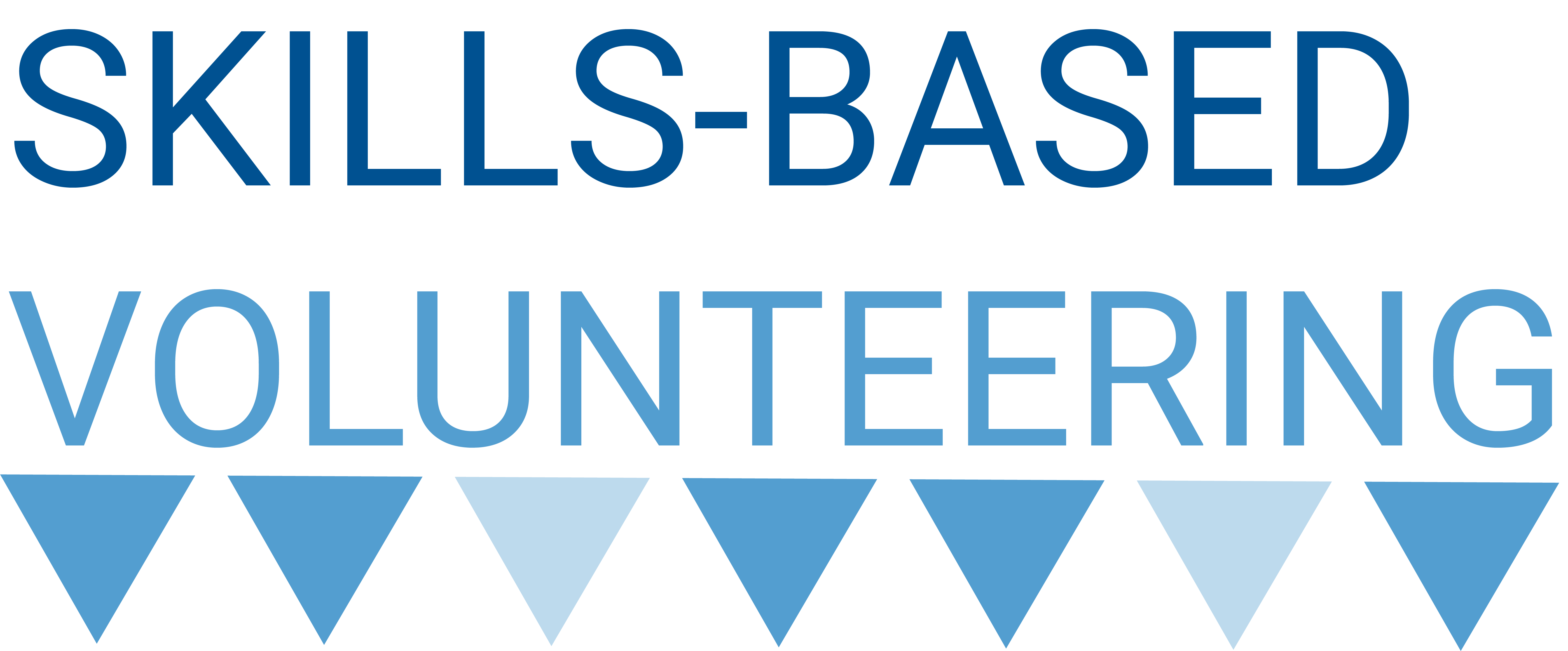 Graphic that reads Skills-based Volunteering