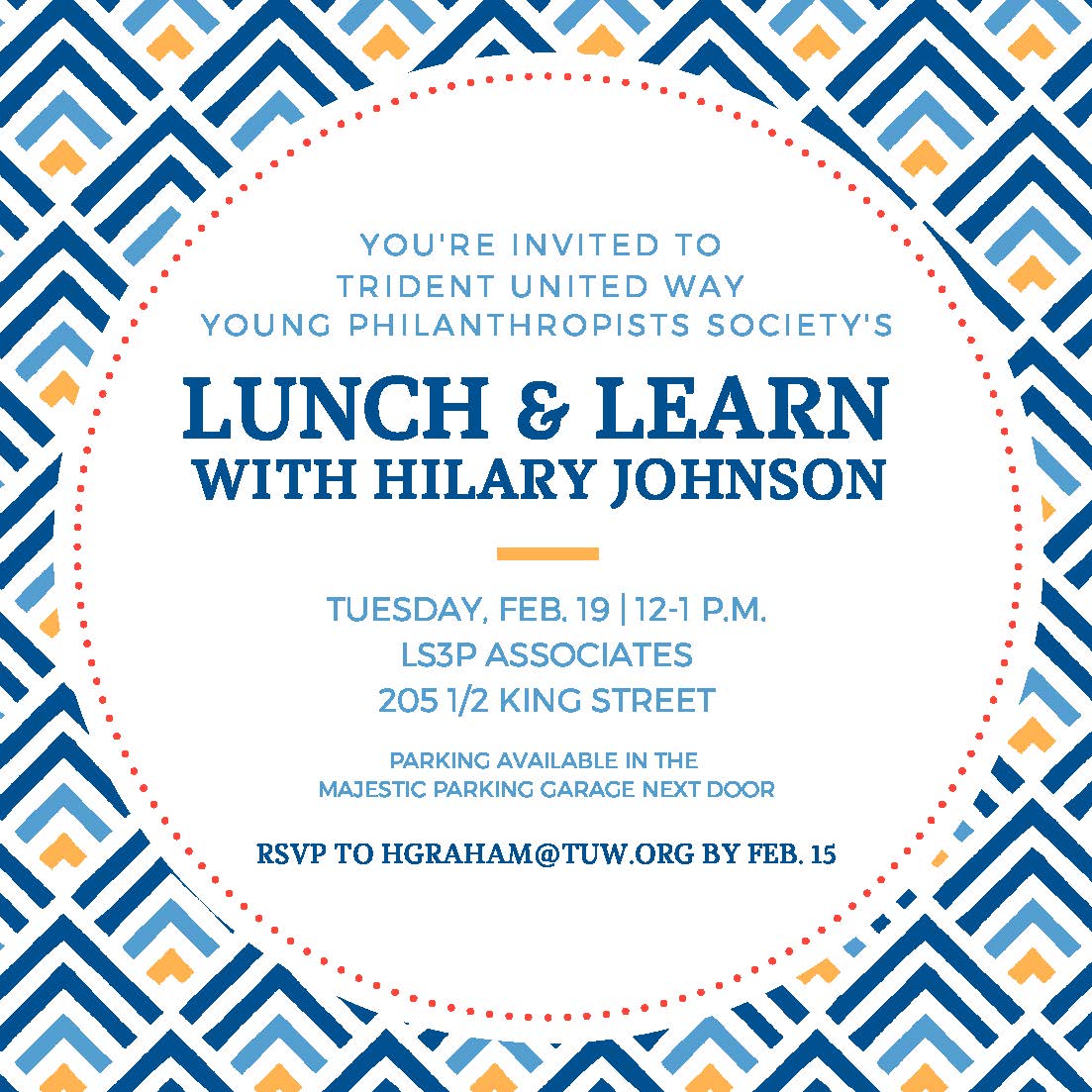 Young Philanthropists Society Lunch invitation