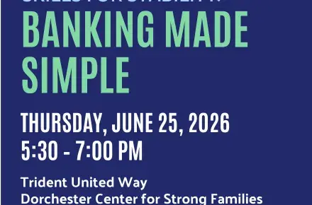 Skills for Stability: Banking Made Simple Graphic Invite