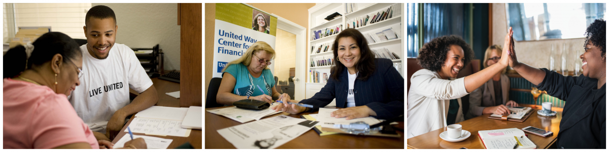 images of individuals receiving help
