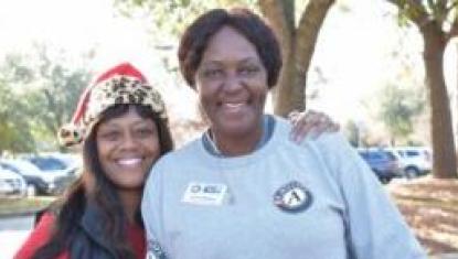 Jakki Deas and Brenda Williams smiling